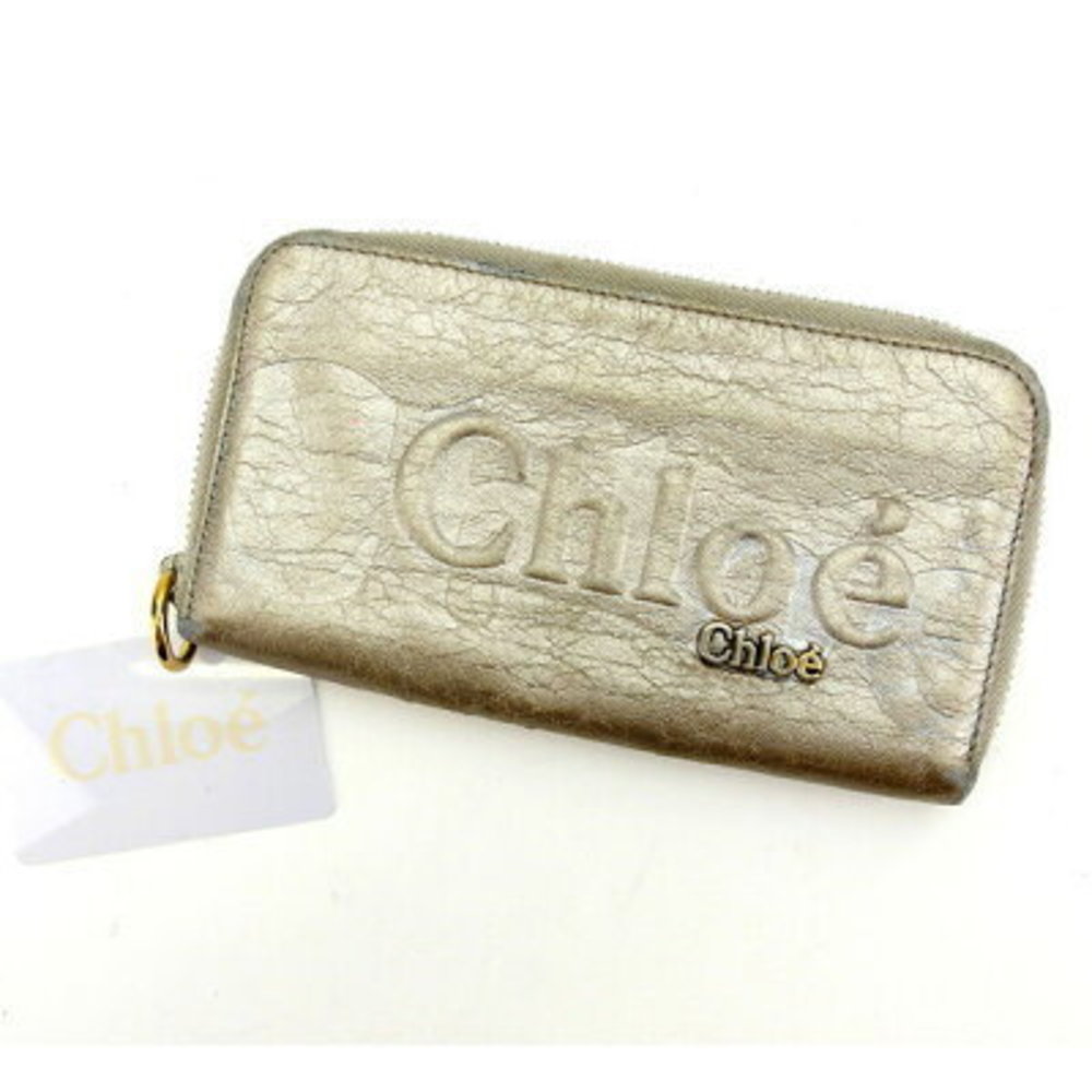 Chloe Eclipse Black Leather Long Wallet Zip - image 1